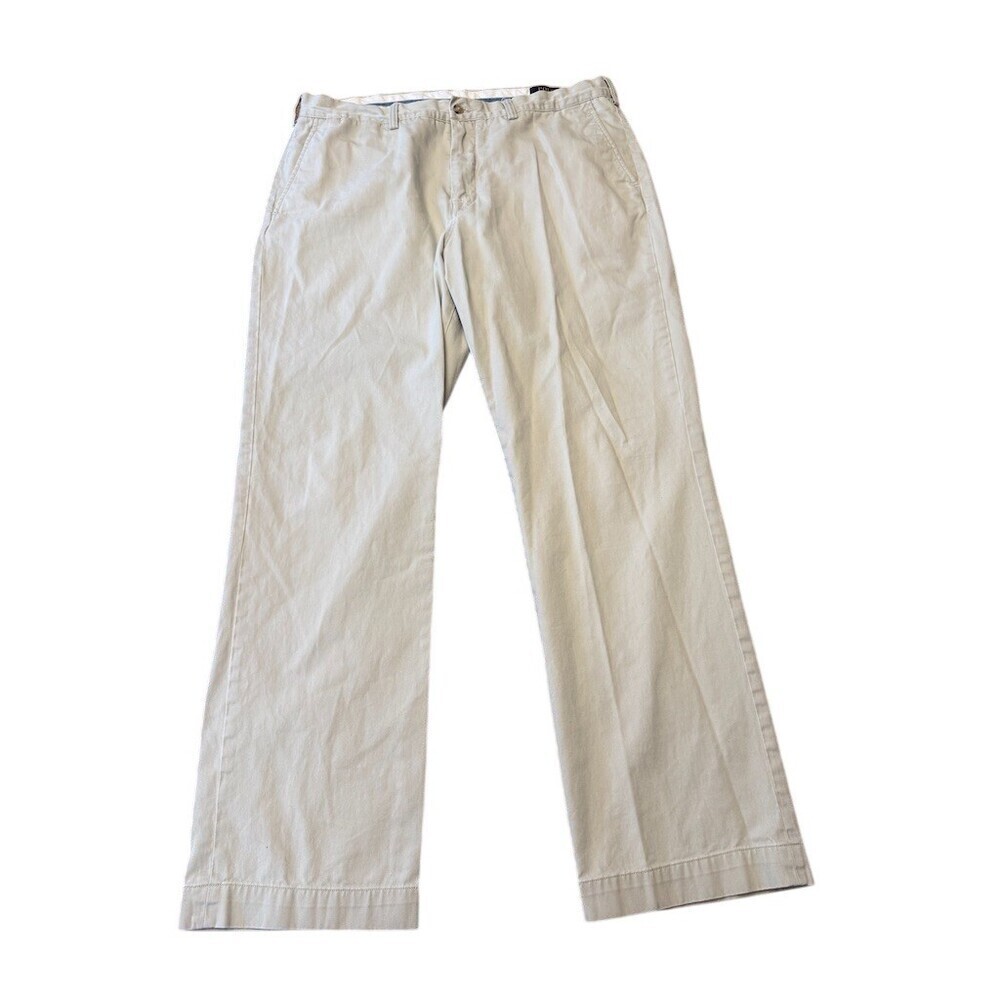 Polo Ralph Lauren Mens Beige Chino Pants 38x32 Straight Leg